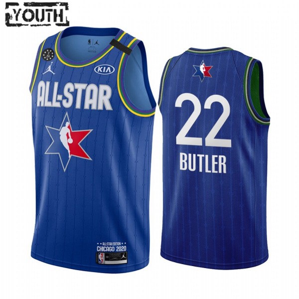 NBA Miami Heat Trikot Jimmy Butler 22 2020 All-Star Jordan Brand Blau Swingman - Kinder NBA Miami Heat Trikot Jimmy Butler 22 2020 All-Star Jordan Brand Blau Swingman - Kinder